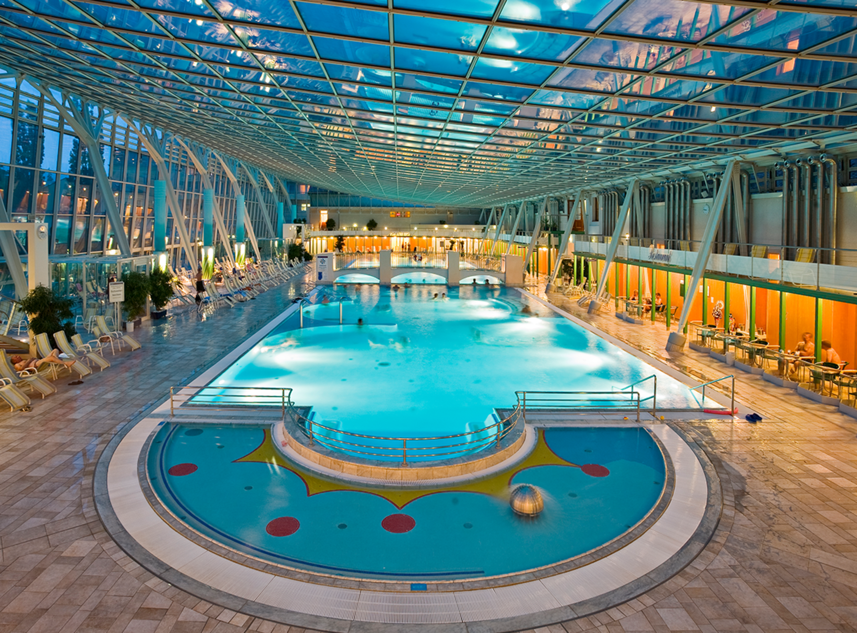 Römertherme Baden, Indoorbereich