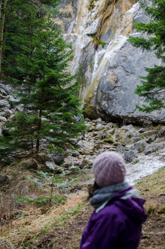 Sebastianwasserfall im Winter