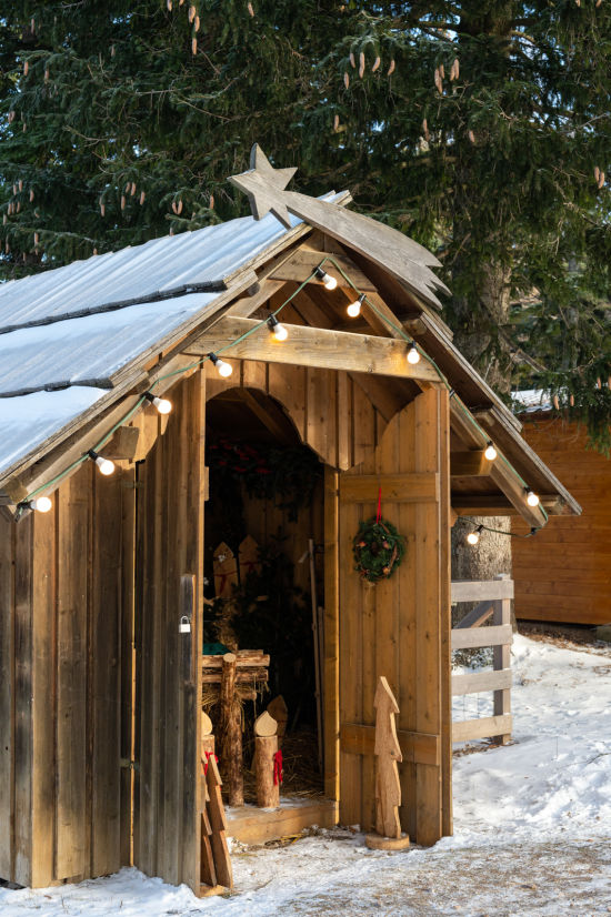 Krippe beim Waldadvent auf der Hohen Wand