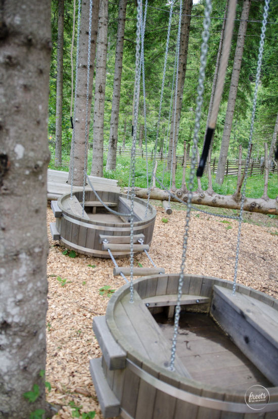 Parcours im AlmErlebnisPfad auf der Teichalm