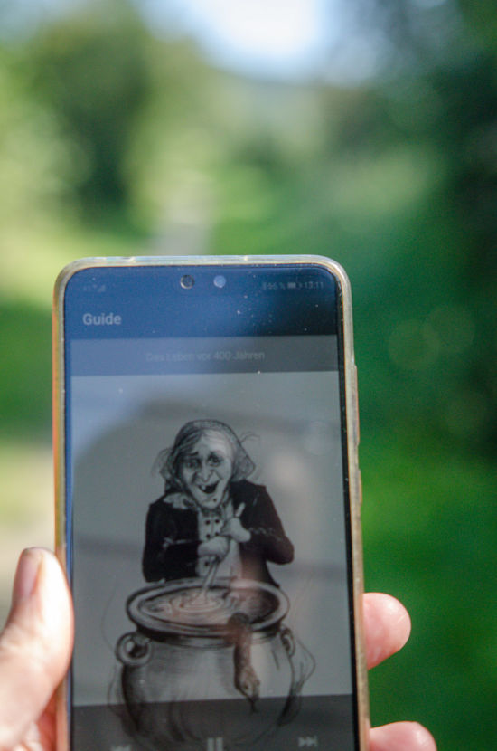 Audio Guide als App am Hexenweg Bromberg