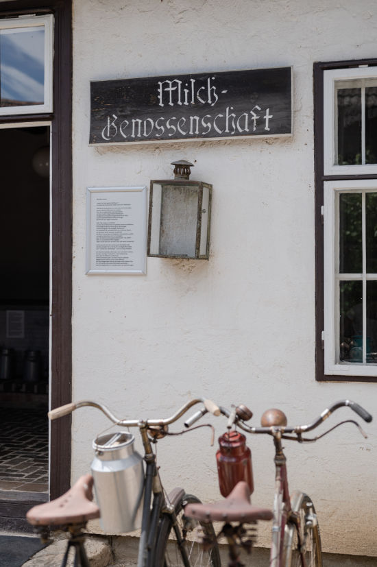 Haus der Milchgenossenschaft im Dorfmuseum Mönchhof