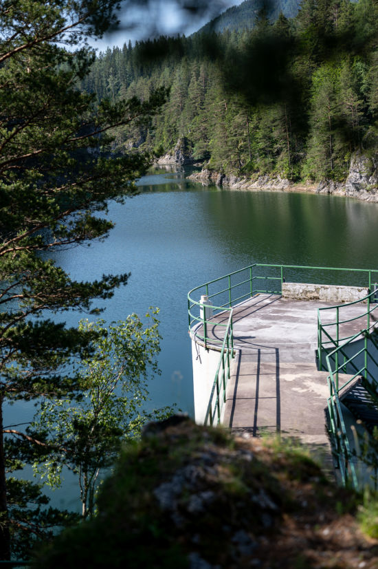 Blick auf den Erlaufstausee