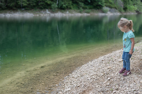 Am Erlaufstausee mit Kindern