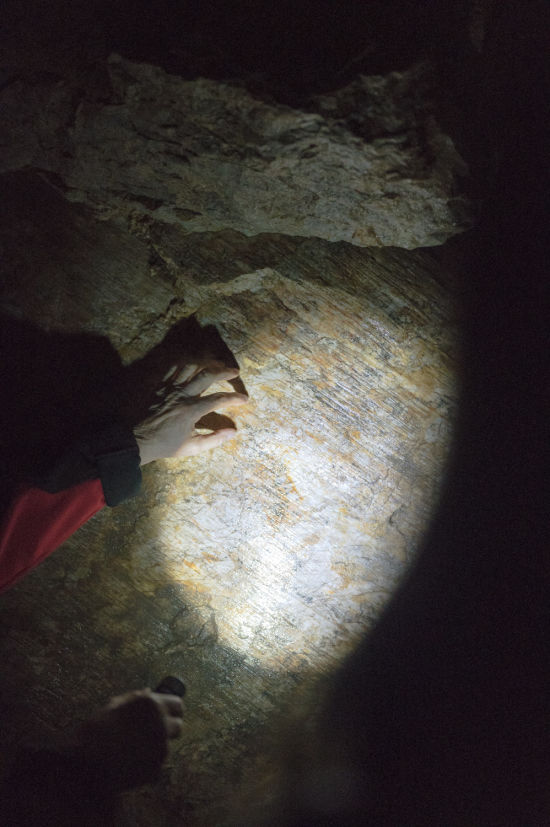 Detail Führung durch die Hermannshöhle bei Kirchberg