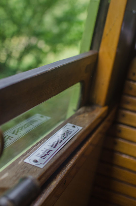 Fenster in der Höllentalbahn