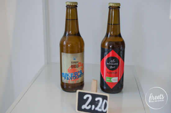 Schwarzbräu ab Hof Verkauf, Bierflaschen