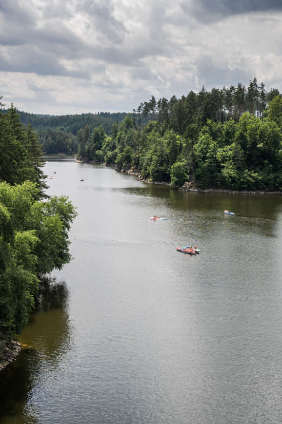 Blick auf den Ottensteiner Stausee