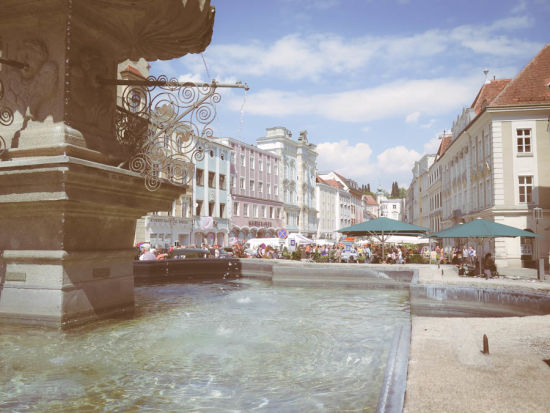 Brunnen am Stadtplatz Steyr