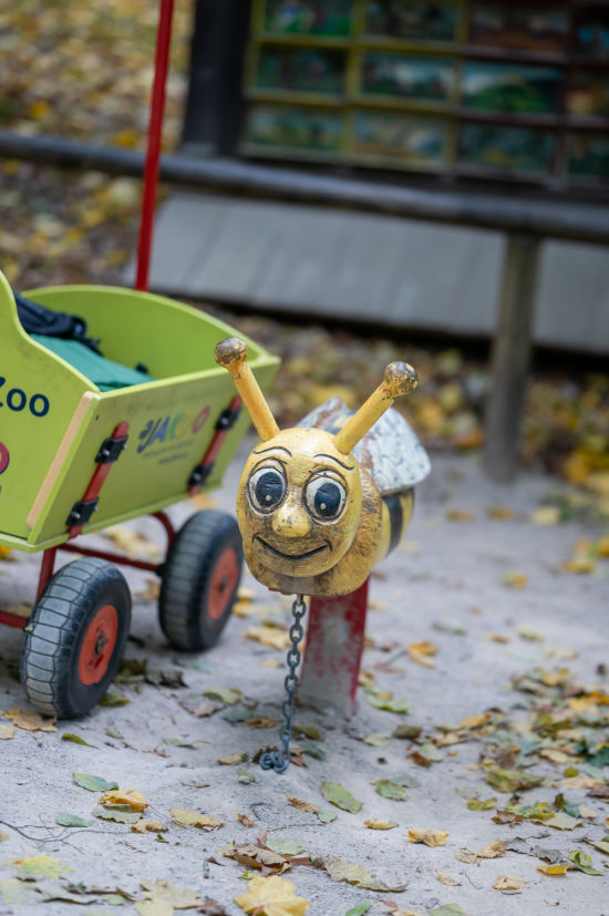 Spielplatz am Weg zum Tirolerhof mit Leiterwagerl