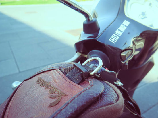 Detail Vespa vom Hotel Daniel, Lenker