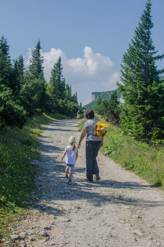 Wandern mit Kleinkind zum Ottohaus auf der Rax