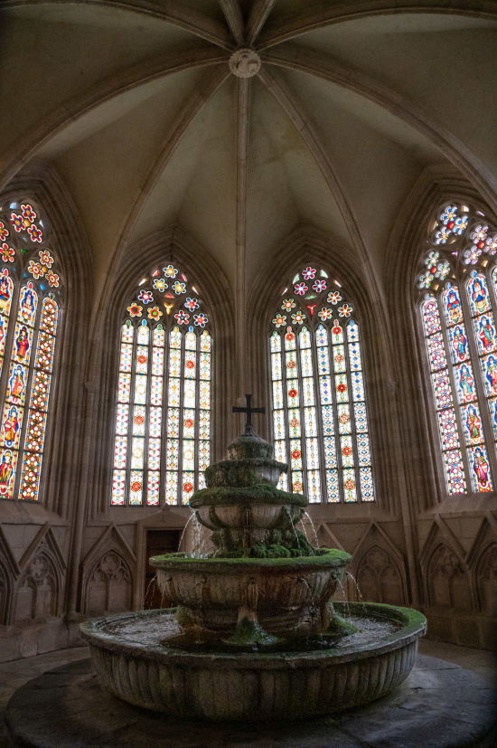Einblick ins Brunnenhaus von Stift Heiligenkreuz