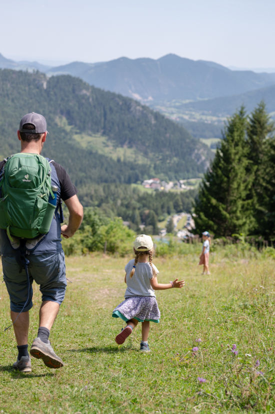 Wanderung am Schneeberg in Richtung Losenheim mit Kindern