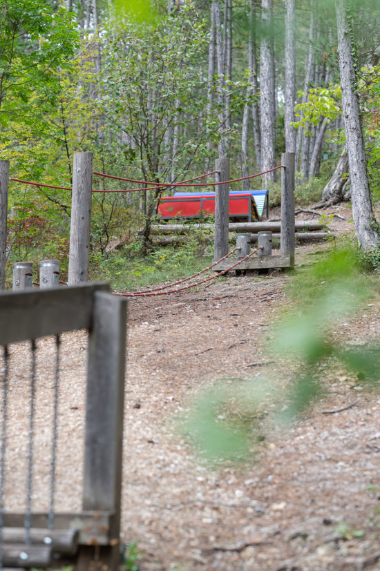 Teil des Waldspielplatzes, Bad Fischau
