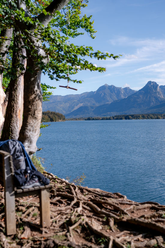 Aussicht vom Hochzeitskreuz am Wolfgangsee