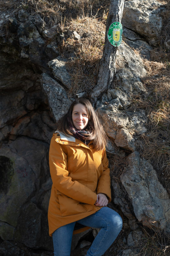 Wanderer bei der Warmen Lucken, Gösing