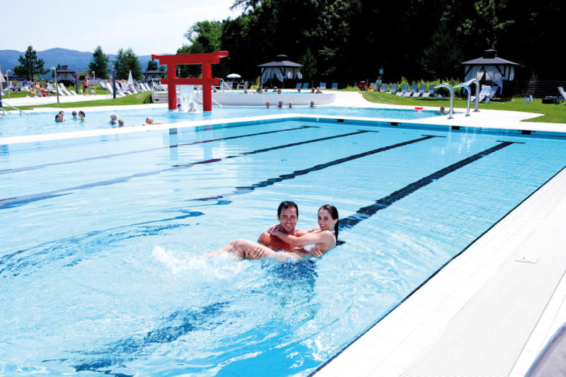 Außenbecken Therme Linsberg Asia