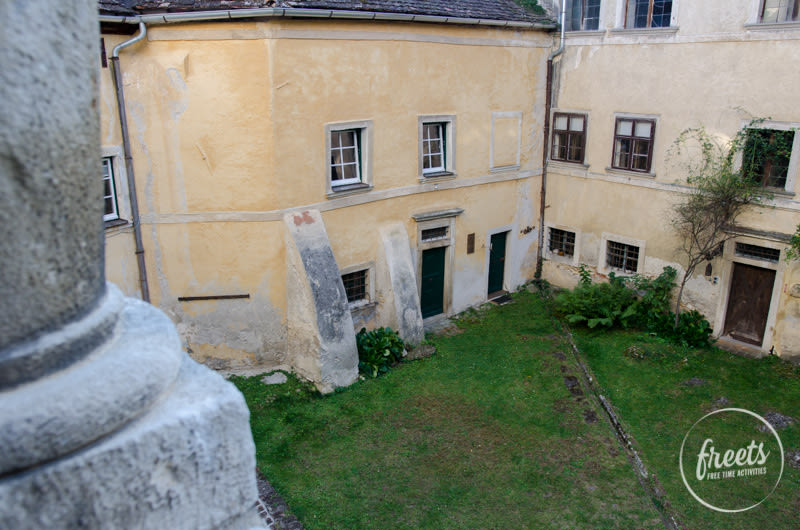 Blick in den Renaissance-Burghof, Burg Seebenstein