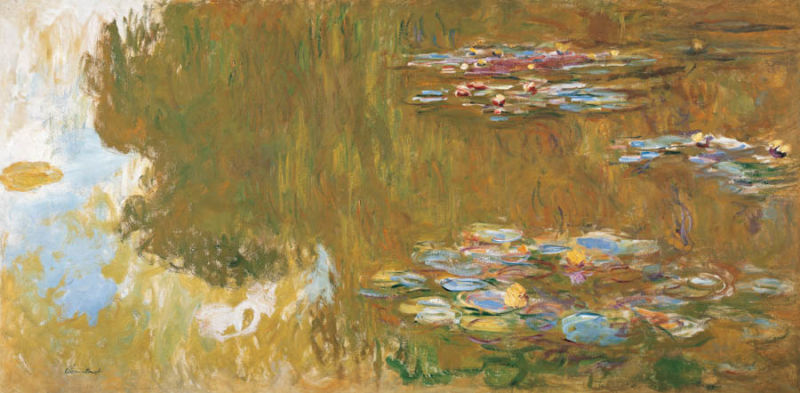 Monet, Seerosen Seerosenbild Claude Monets in der Albertina Wien, Sammlung Batliner