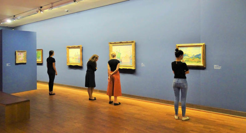 Einblick in den Ausstellungsraum der Sammlung Batliner, Albertina