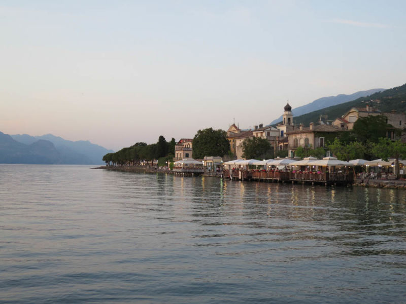 Sonnenuntergang am Gardasee, Garda