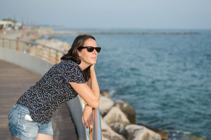 Grado, Blick aufs Meer