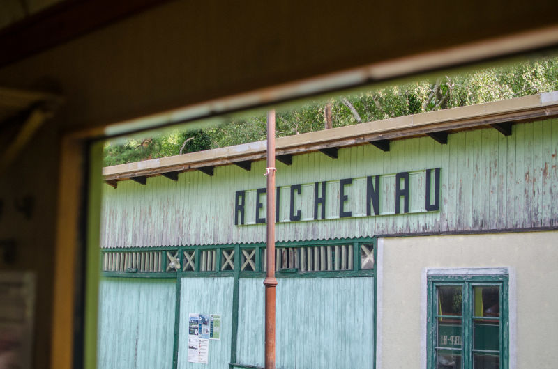 alter Bahnhof Reichenau, Blick aus der Höllentalbahn