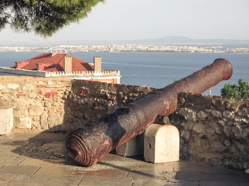Aussicht vom Castello auf den Tejo