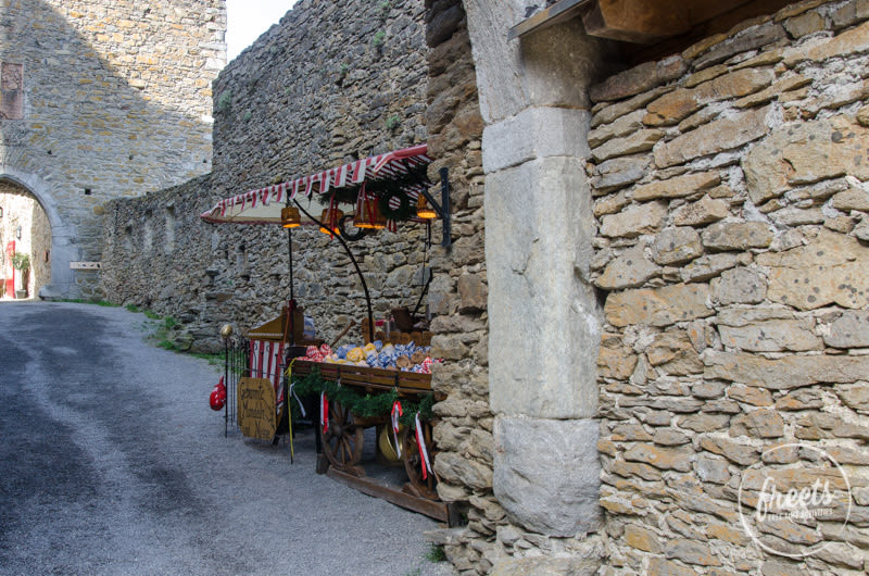 Marktstand am Mittelalterfest Ruine Aggstein