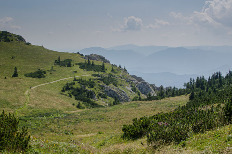 Blick vom Ottohaus über die Rax