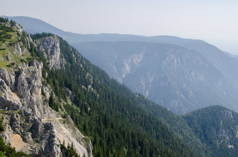 Aussicht von der Rax auf die Umgebung