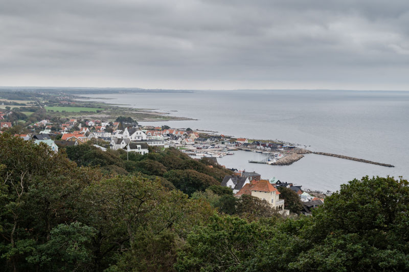 Blick auf Mölle, Halbinsel Kullaberg, Südschweden