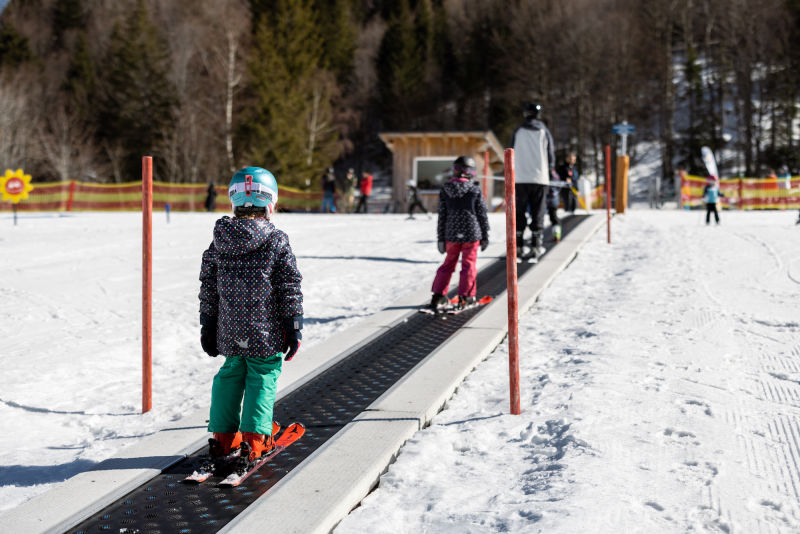Zauberteppich im Annaland, Skifahren mit Kind im Mostviertel