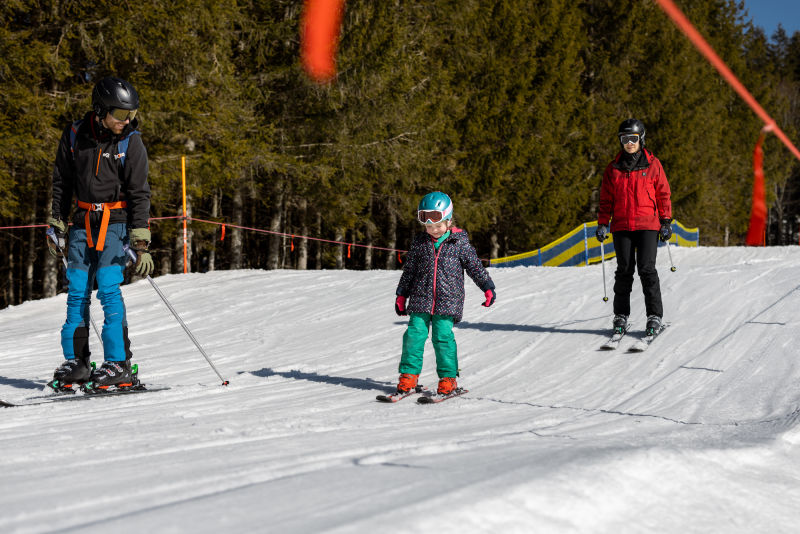 Skifahren im Mostviertel mit Kindern im Skigebiet Annaberg