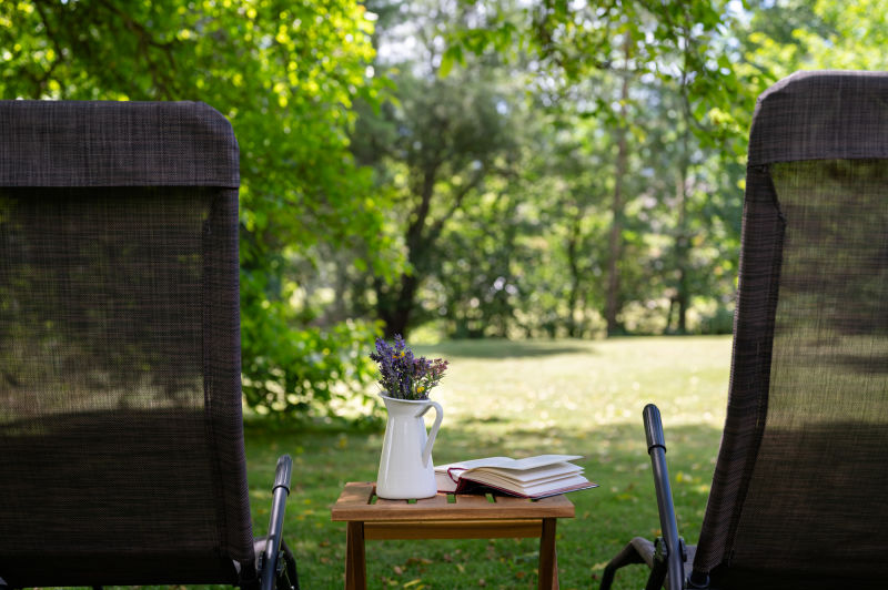 Garten, Ferienhaus in Puchberg am Schneeberg