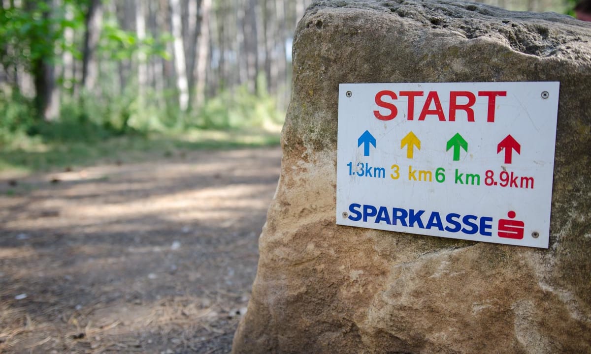 Laufstrecke Föhrenwald, Startpunkt