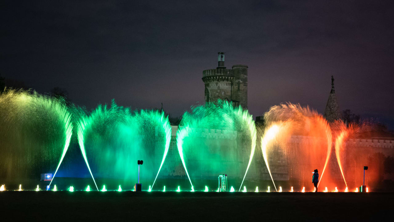 Illumina im Schlosspark Laxenburg, Wassershow