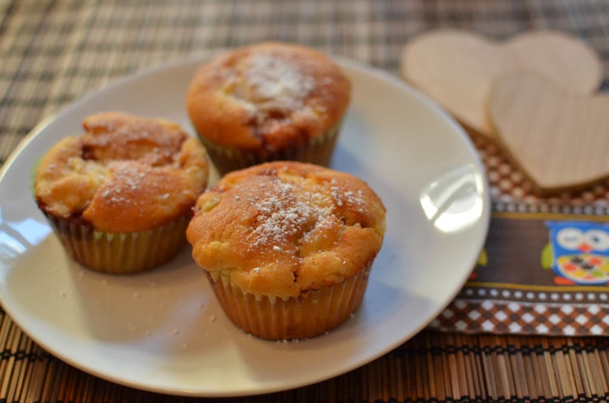 Birnen Preiselbeer Muffins