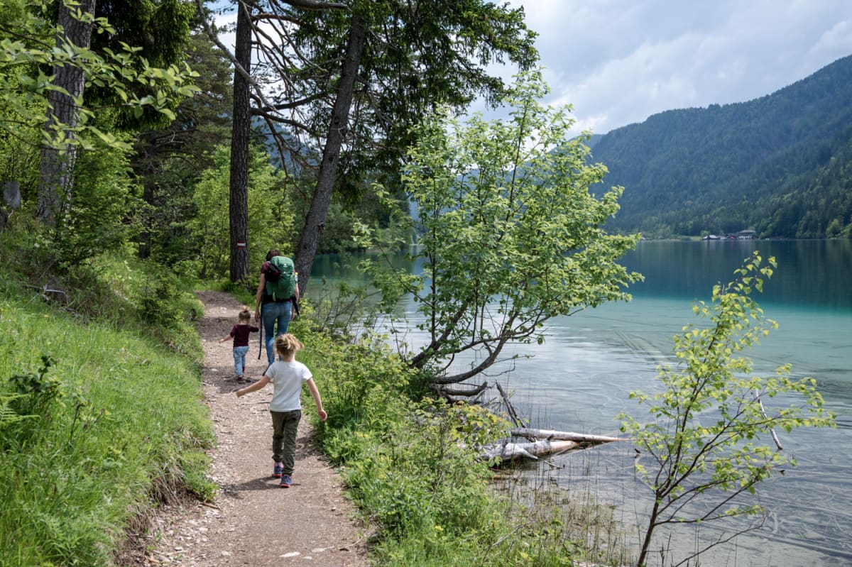 Slow Trail am Weissensee, Wandern am Wasser