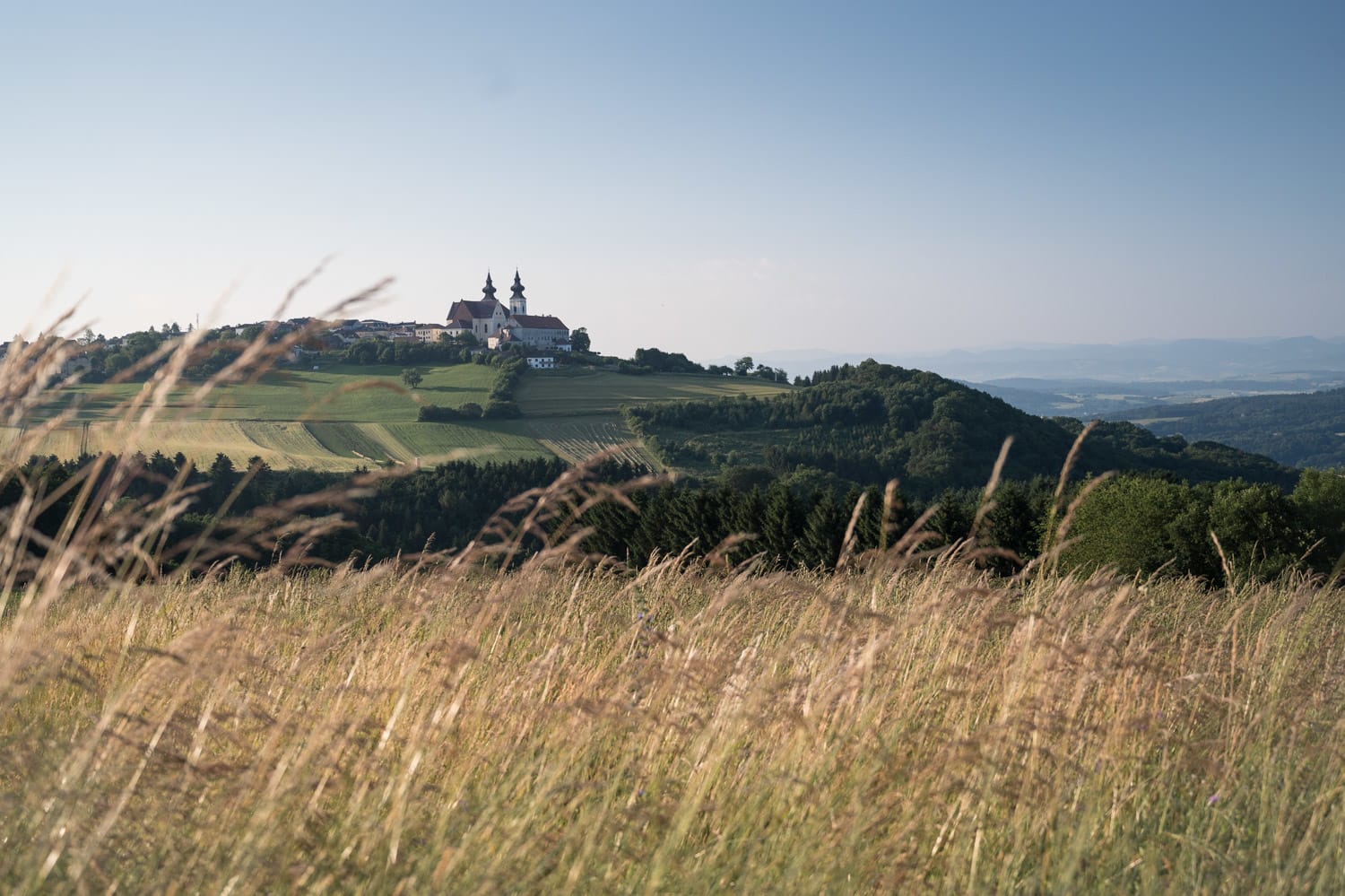 Blick auf die Basilika Maria Taferl