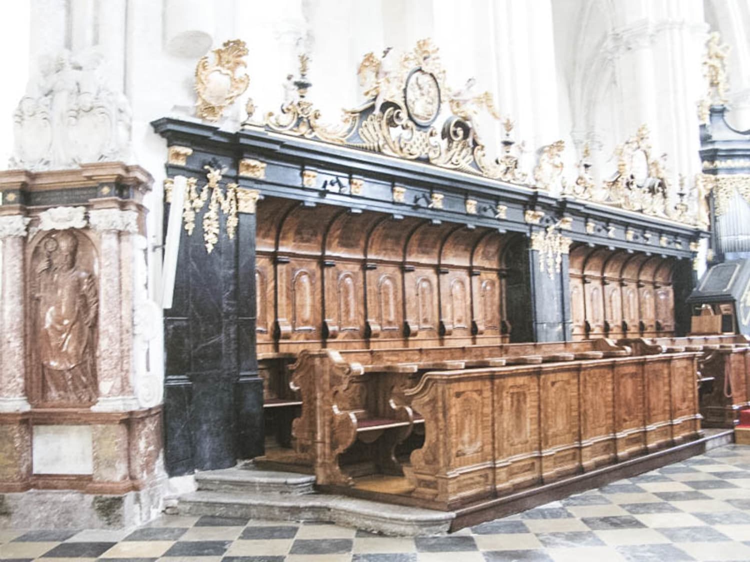 barockes Chorgestühl im Stift Lilienfeld