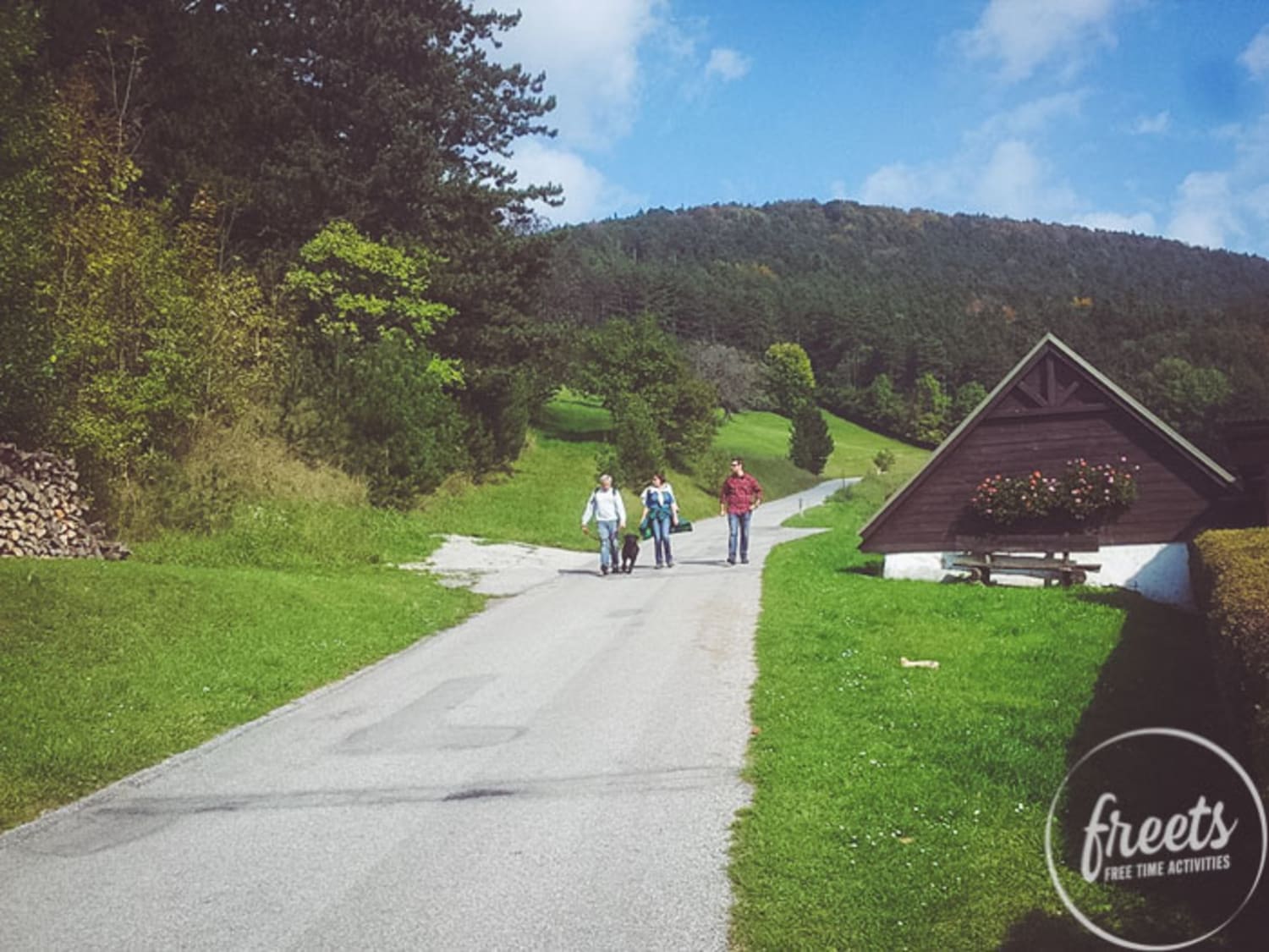 Am Weg zum Gasthaus am Gutenmann