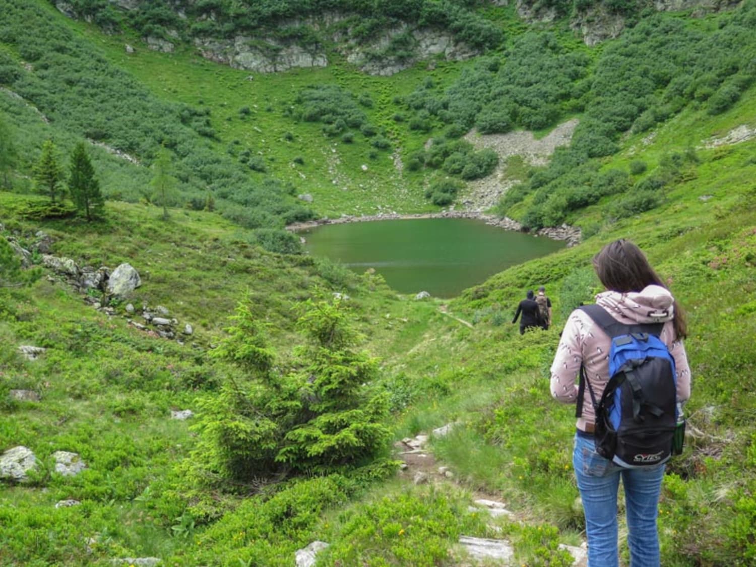Beim Wandern zum Globuckensee bei der Rottenmanner Hütte