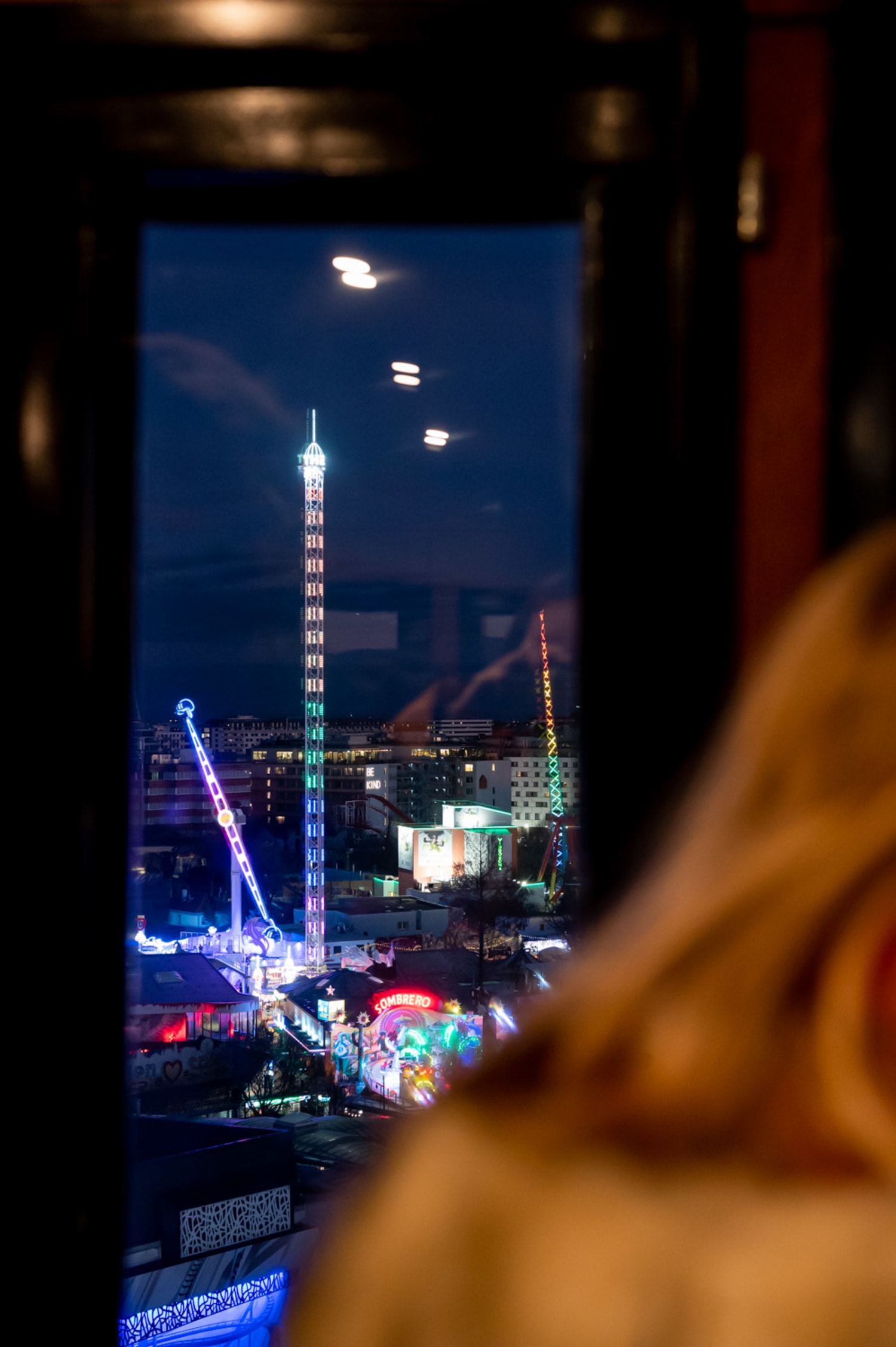 Blick vom Riesenrad auf den Wiener Prater