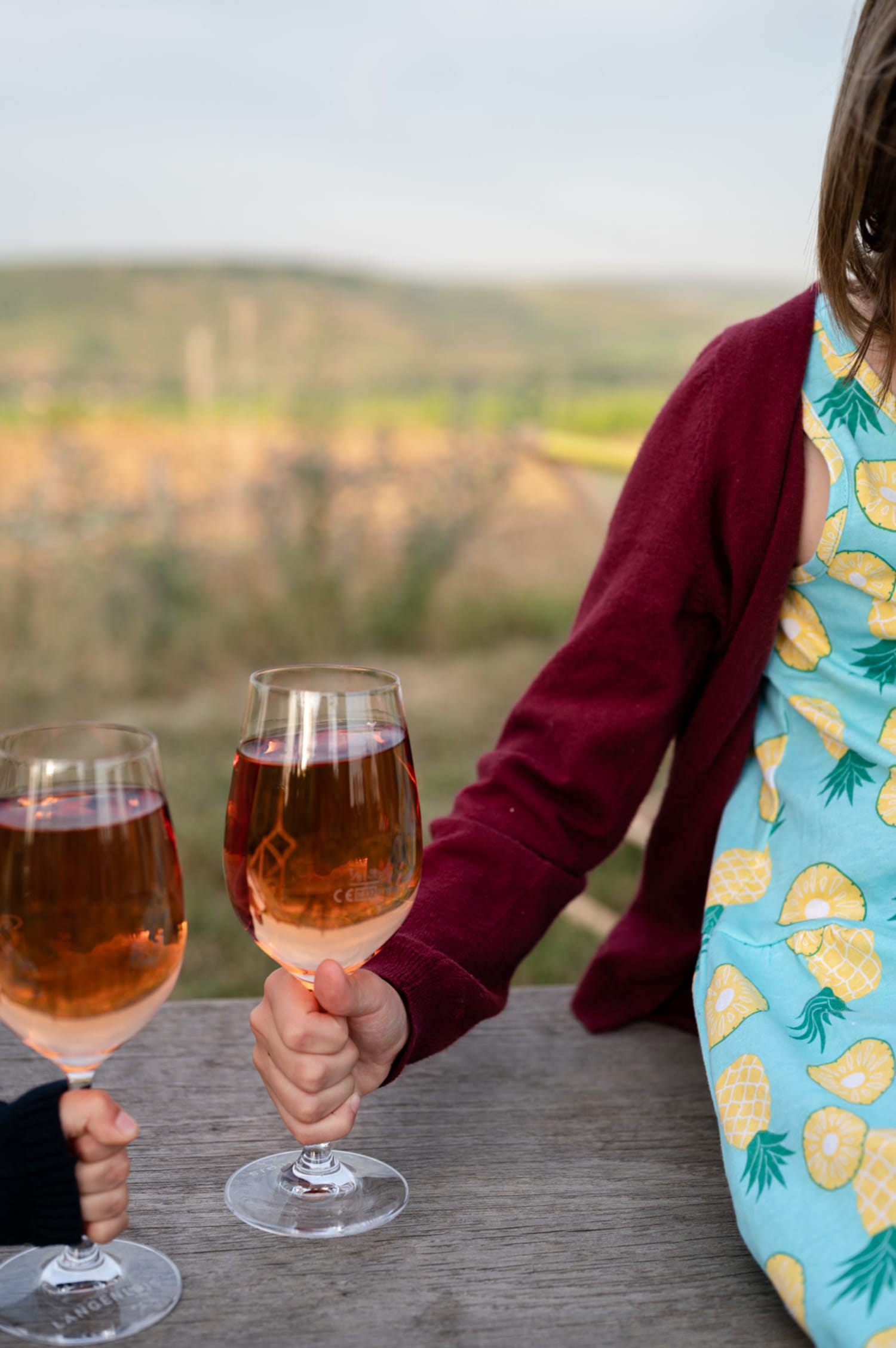 Traubensaft, Ausschank am Weinweg Langenlois