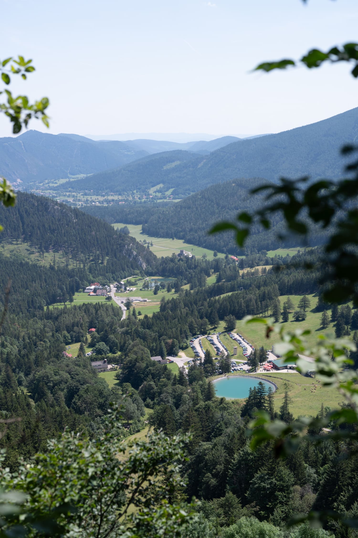 Blick Richtung Losenheim vom Schneeberg aus