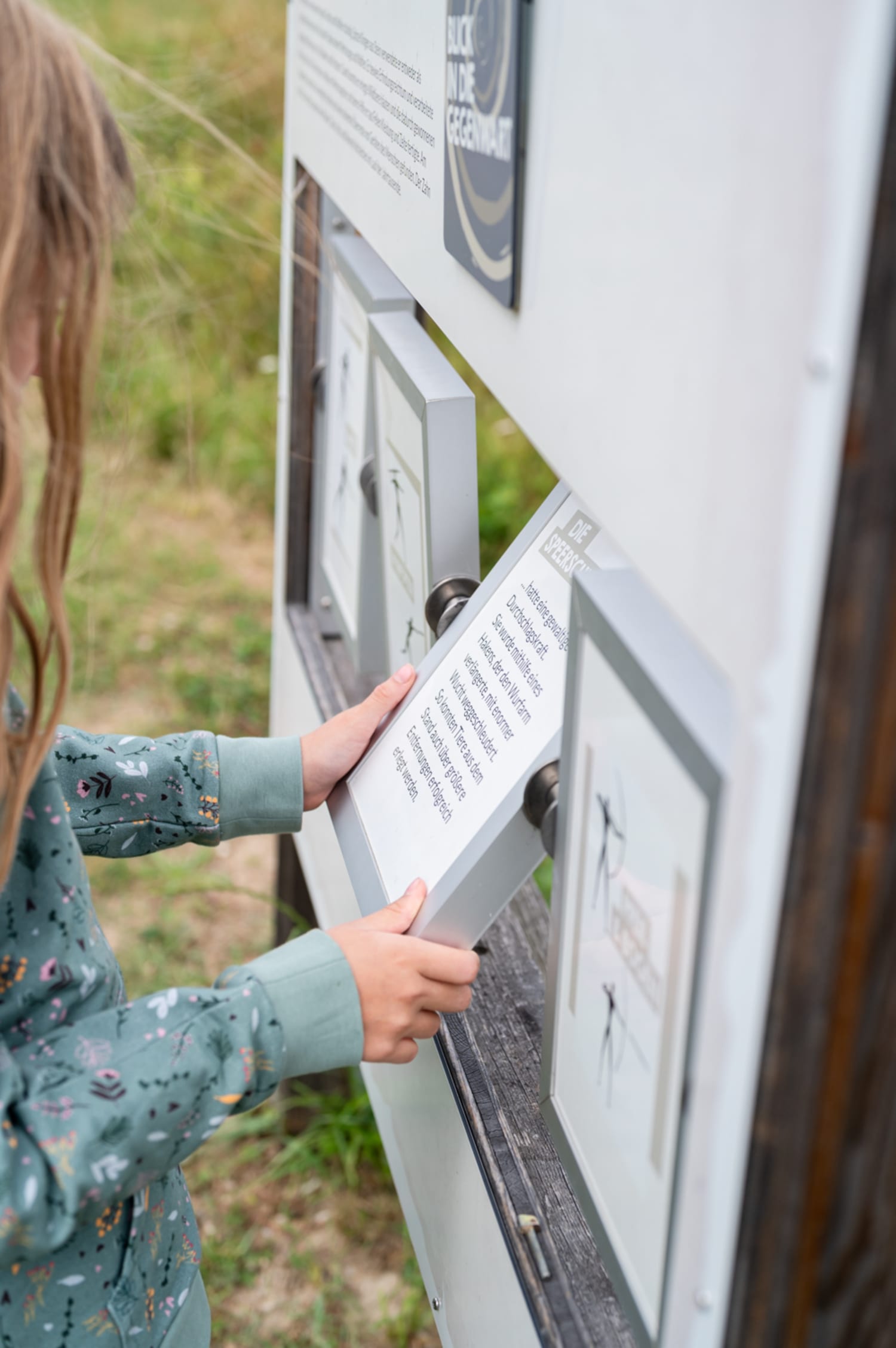 Informationstafel am Eiszeitweg Stratzing, Kremstal