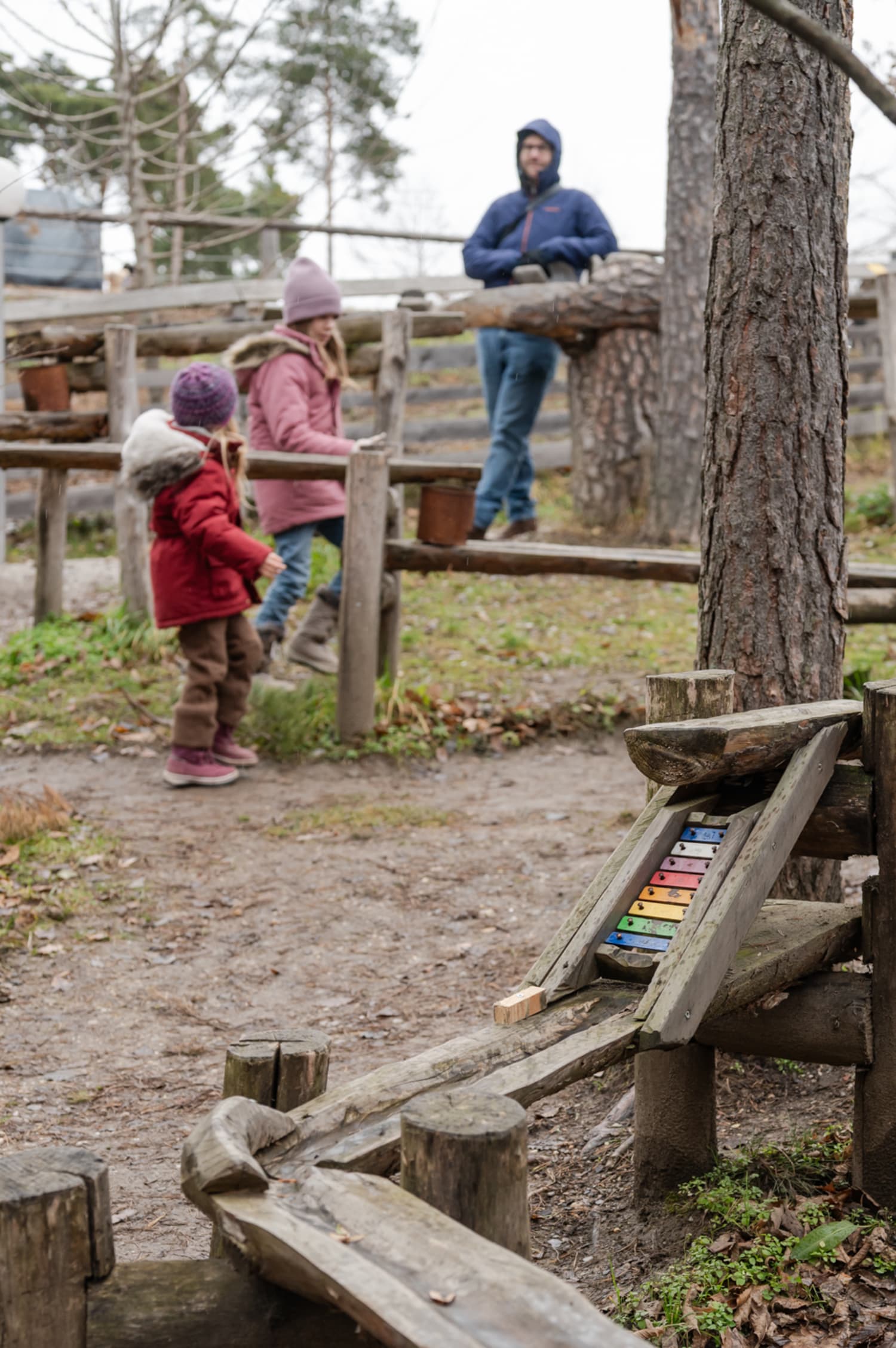 Holzkugelbahn in den Kittenberger Erlebnisgärten