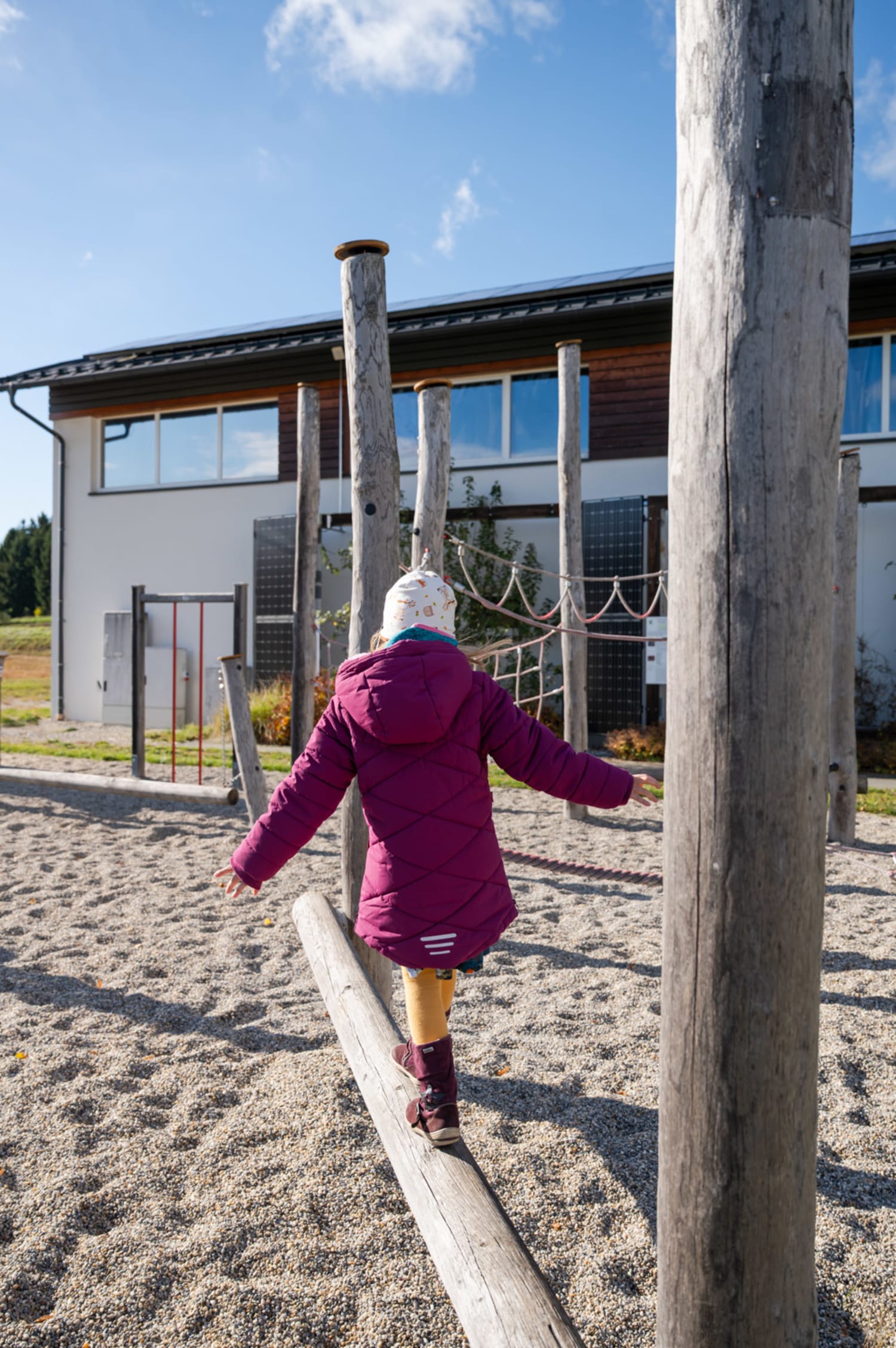 Balancieren, Spielplatz SONNENWELT Großschönau